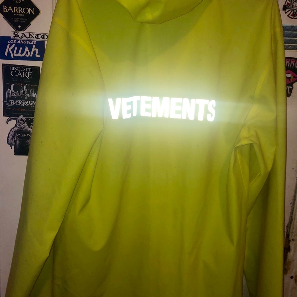 Vetements oversized rain coat